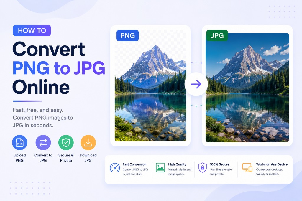 PNG to JPG: How to Convert Online Without Losing Quality