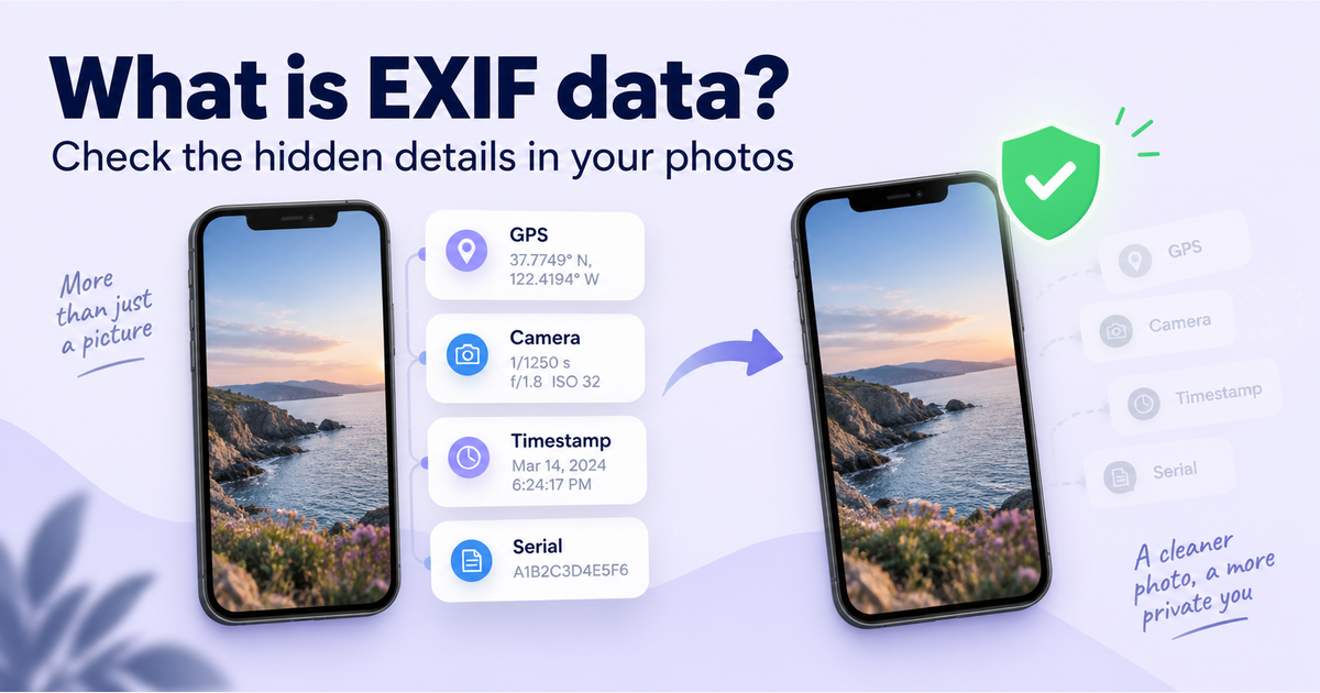 What is EXIF data and why remove it?